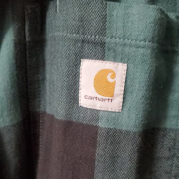 Carhartt Green and Black Checkered Shirt - Picture 2 of 5